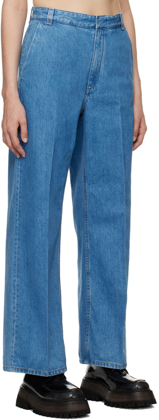 Teurn Studios SSENSE Exclusive Blue Jeans