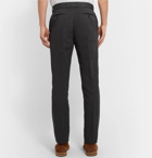 Officine Generale - Charcoal Paul Tapered Garment-Dyed Cotton and Linen-Blend Trousers - Gray