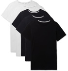 Hamilton and Hare - Five-Pack Slim-Fit Cotton-Jersey T-Shirts - Multi
