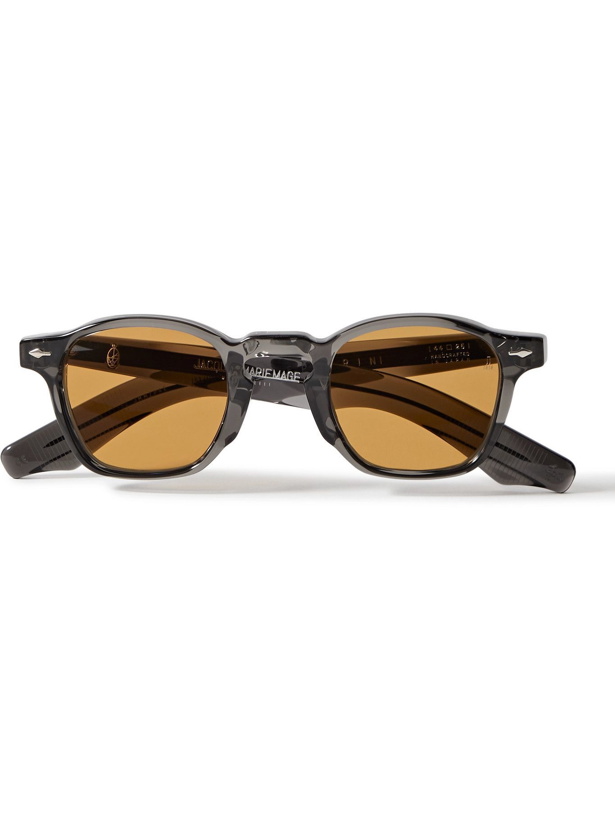 Photo: JACQUES MARIE MAGE - Zephirin Round-Frame Acetate Sunglasses