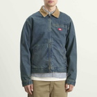 Dickies Men's Denim Painter Jacket in Khaki Tinted Blue