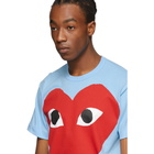 Comme des Garcons Play Blue Big Heart T-Shirt