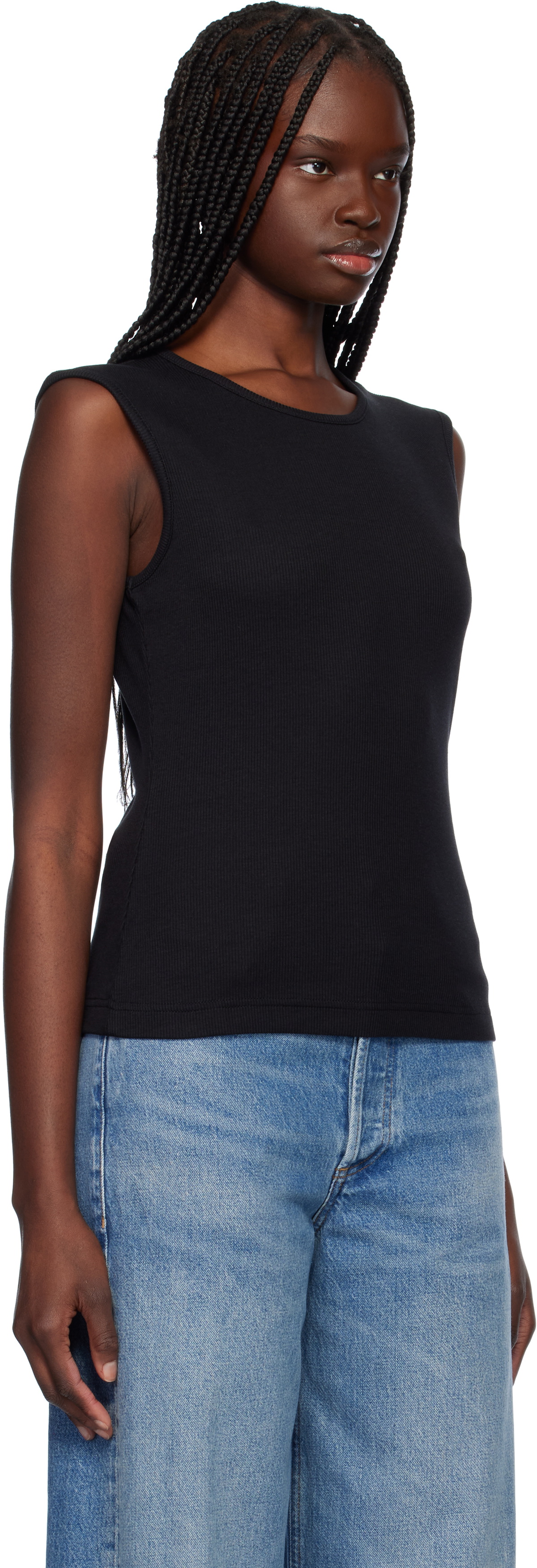 CDLP Black Rib Vest T-shirt
