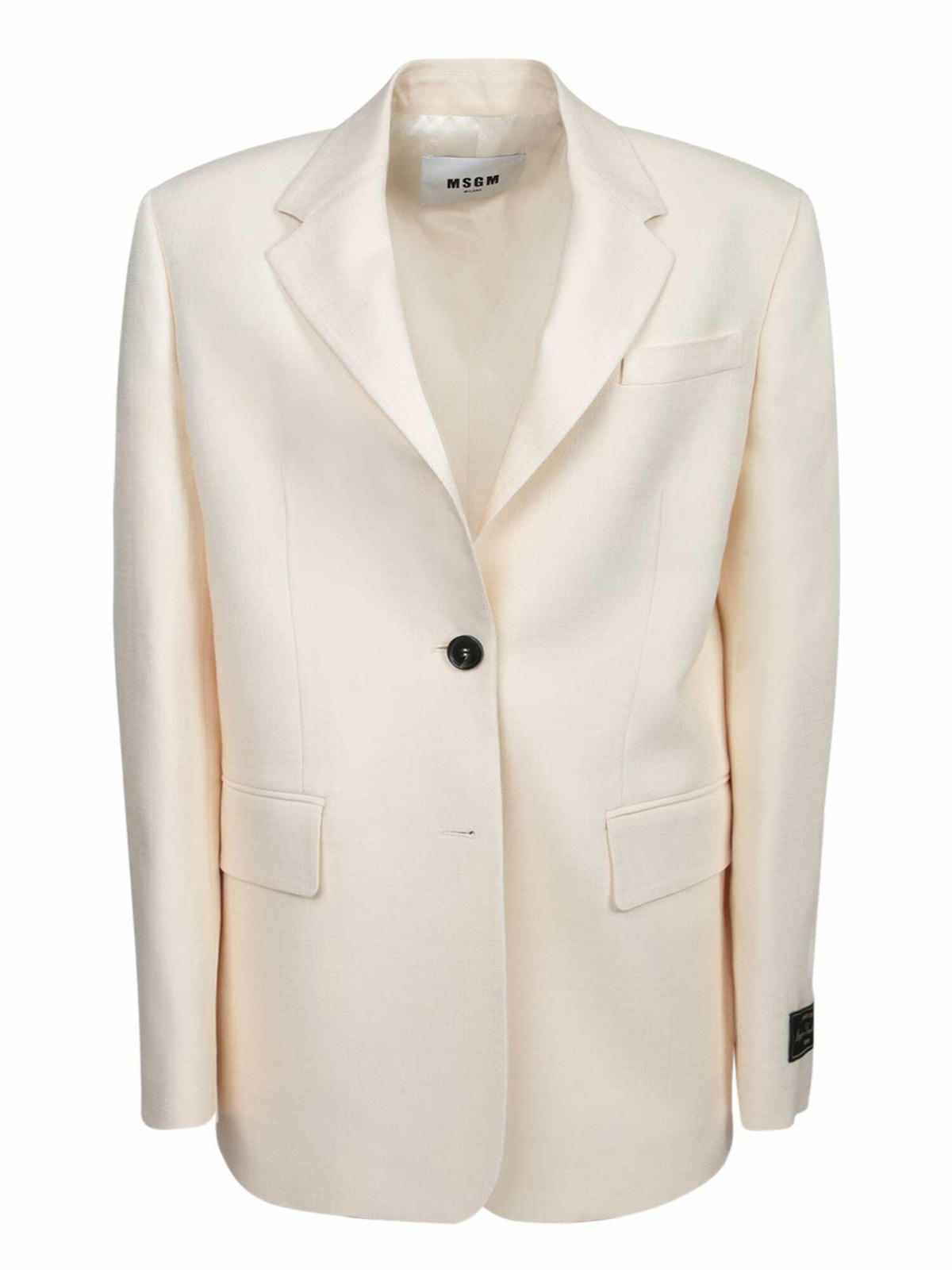 ジャケット MSGM SINGLE-BREASTED COTTON JACKET Single Breasted Beaded Jacket - FINAL SALE – Samantha Ogilvie
