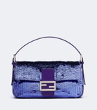 Fendi Baguette® 26424 Small sequined shoulder bag