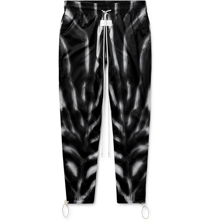 Photo: Nike - Fear of God Tapered Printed Shell Track Pants - Black