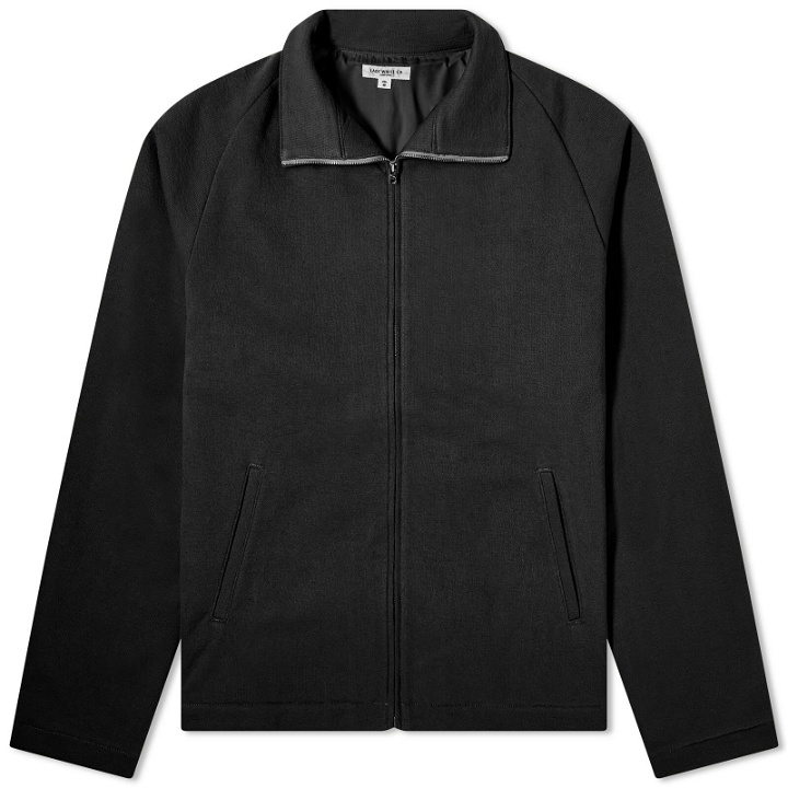 Photo: Lady White Co. Men's Textured Track Jacket in Black