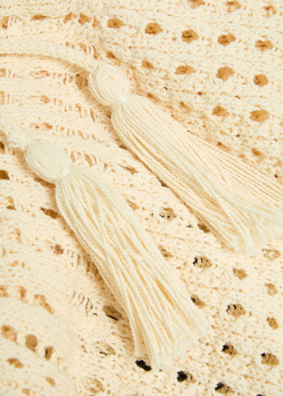 Isabel Marant étoile Zelnie Hooded Crochet-knit Mini Dress Ecru