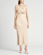 Peserico Womens Maxi dress in Beige