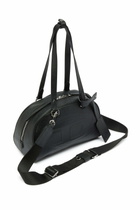 Diesel 1DR Dome - Leather Boston bag with embossed logo - Handbags - Unisex -
