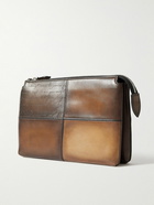 Berluti - Tersio Scritto Panelled Venezia Leather Pouch