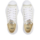 Maison MIHARA YASUHIRO Men's Original Sole Toe Cap Lowcut Canvas S Sneakers in White