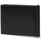 SAINT LAURENT - Logo-Appliquéd Leather Billfold Wallet with Money Clip - Black