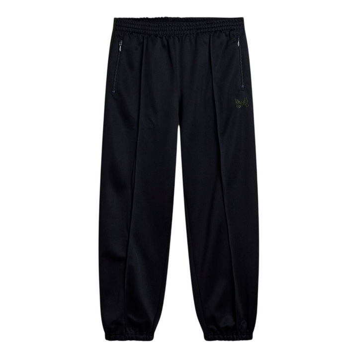 Photo: Needles Men's Poly Smooth Zipped Track Pants in Navy