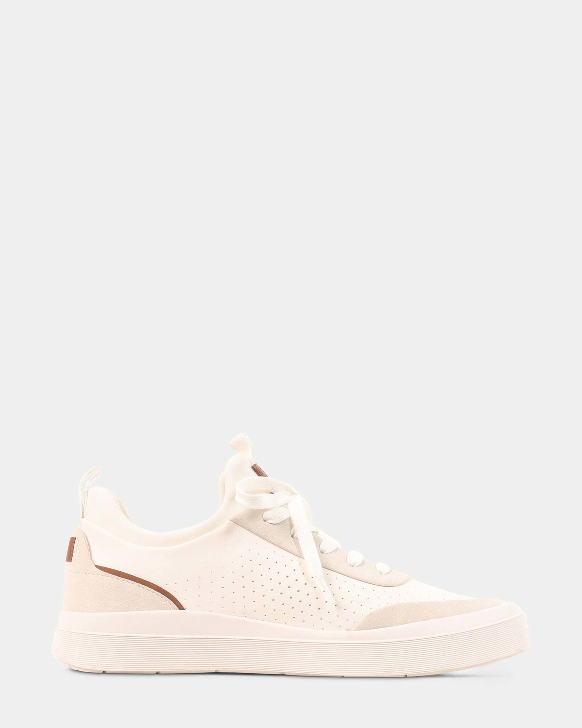 Steve Madden Octavio Sneakers in White Nubuck