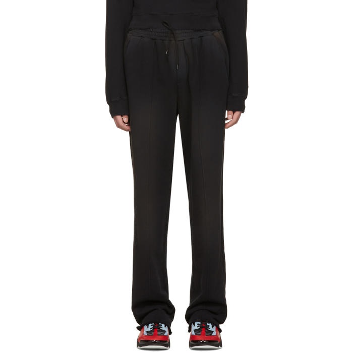Photo: MSGM Black Washed Out Lounge Pants