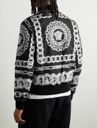 Versace - Reversible Padded Printed Shell Bomber Jacket - Black