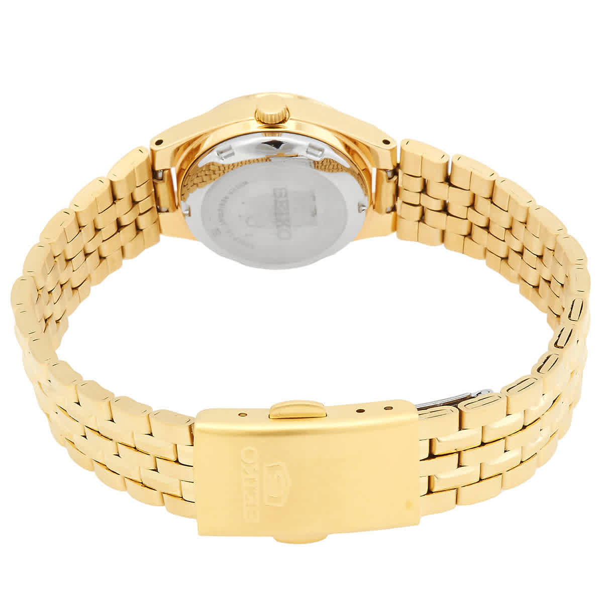 Seiko Series 5 Automatic Gold Dial Ladies Watch SYMK36K1