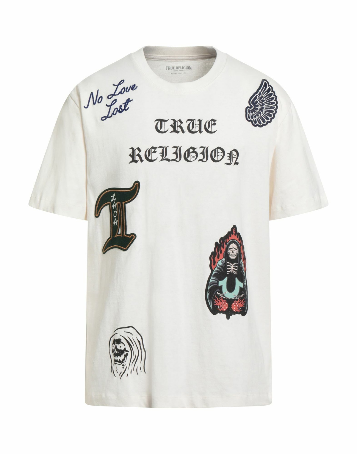 True Religion Mens T-shirt in White