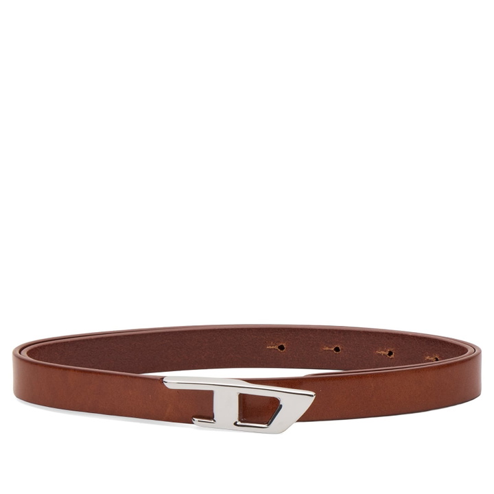 Photo: Diesel Women's B-D Logo 2.0 20 Belt in Brown