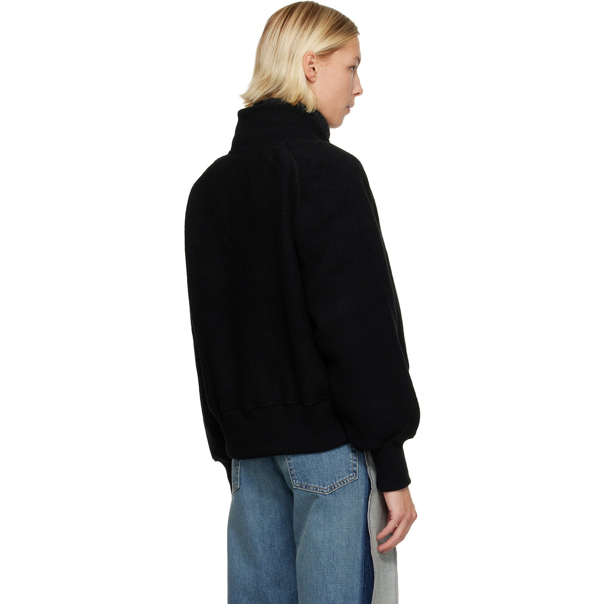Canada Goose Black 'Black Label' Sierra Fleece Bomber Jacket