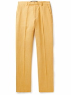 Jacquemus - Feijoa Straight-Leg Linen-Blend Trousers - Yellow
