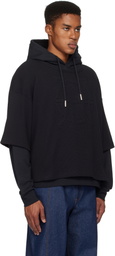 Jean Paul Gaultier Black 'The Oversized JPG' Hoodie