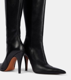 Alexander McQueen Leather knee-high boots