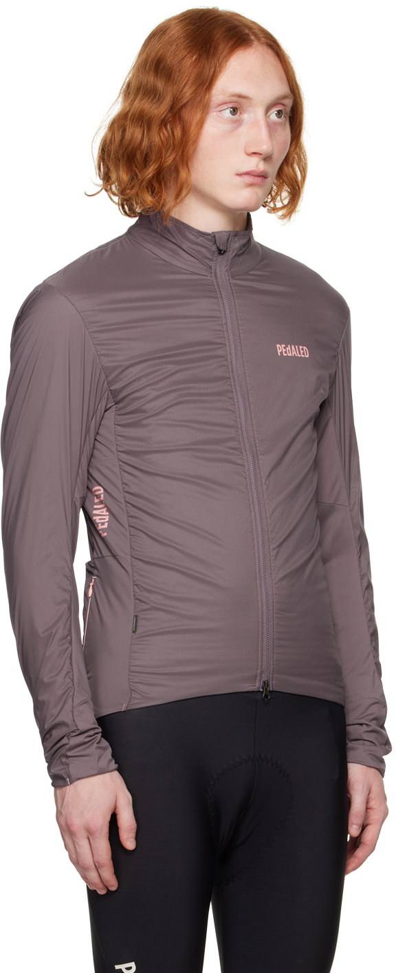 PEdALED Purple Packable Jacket
