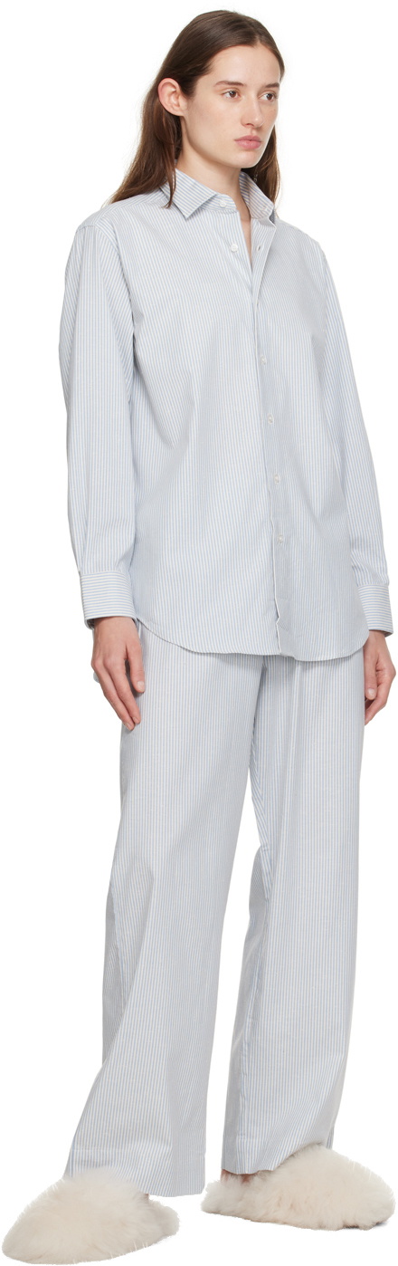 Baserange Ole Shirt in Red Blue Stripe