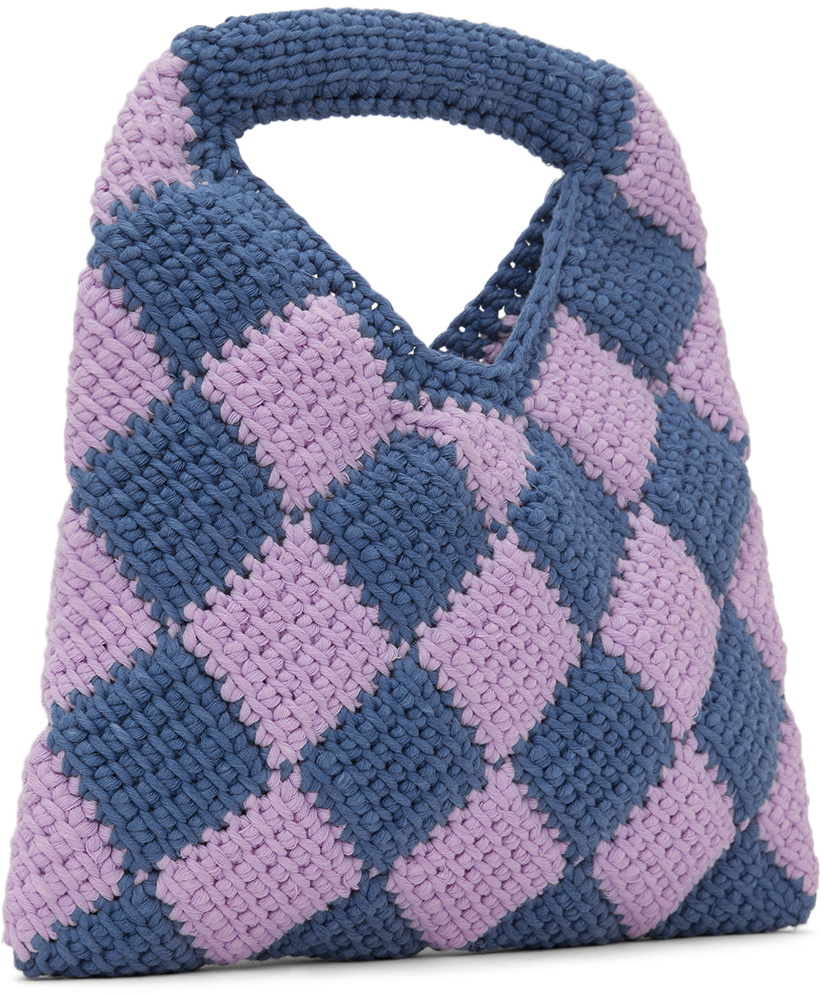 マルニ Diamond Crochet Bag Shop Kids Red & Blue Diamond Crochet Bag on Sale at