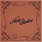 Acne Studios Red Logo Handkerchief