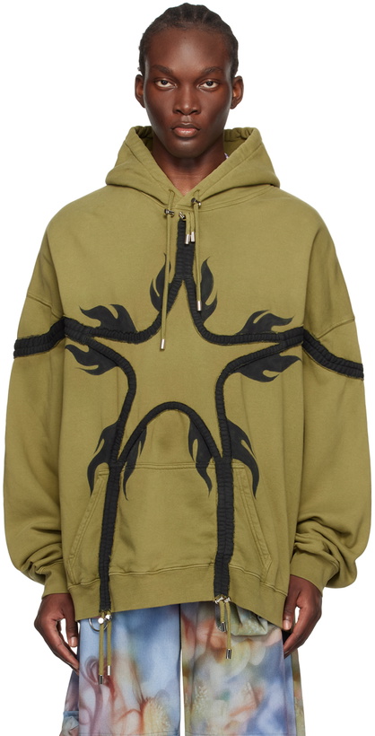 Photo: Collina Strada Green Star Hoodie