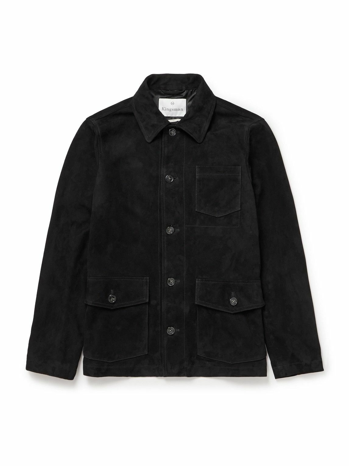 Kingsman - Suede Chore Jacket - Black