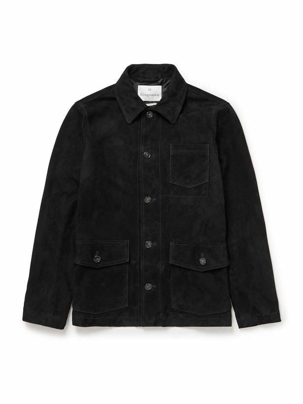 Photo: Kingsman - Suede Chore Jacket - Black