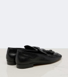 The Row Caden leather loafers