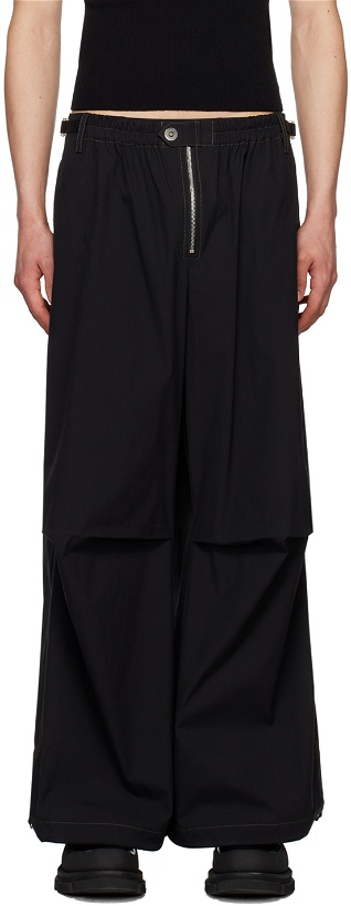 Photo: Dion Lee Black Oversized Trousers
