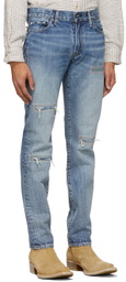 Levi's Made & Crafted Blue Embroidered 511 Jeans