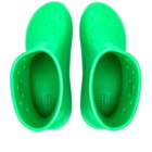 Crocs Women's Classic Crush Rain Boot in Grass Green