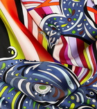 Pucci Iride-print silk twill scarf