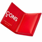 Comme des Garçons SA0641HL Huge Logo Wallet in Red
