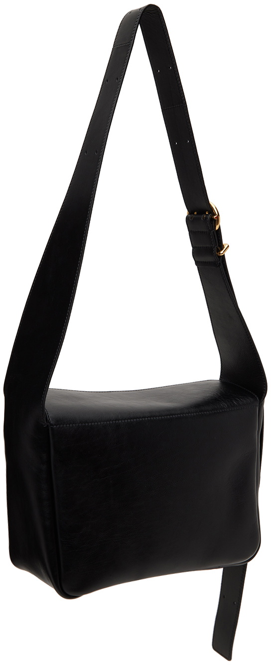ショルダーバッグ・ポシェット JIL SANDER Mini Flap Shoulder Bag Black Jil Sander Leather mini Shoulder Bag Pochette Black Near