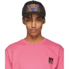 Kenzo Black Embroidered Tiger Cap