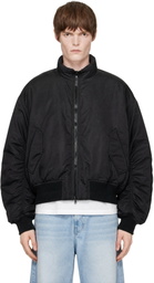 COOR Black Stand Collar Neck Down Jacket