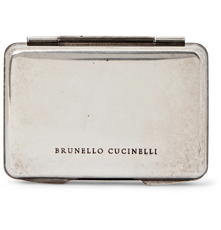 Photo: Brunello Cucinelli - Silver-Tone Card Case - Silver