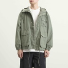 Snow Peak Men's Light Dobby Cloth Parka Jacket in Forage