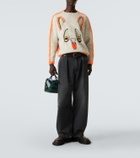 Loewe Pleated barrel-leg jeans