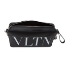 Valentino Black and White Valentino Garavani VLTN Crossbody Bag