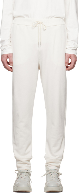 Photo: Jil Sander Off-White Drawstring Lounge Pants