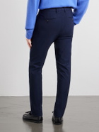 Eleventy - Straight-Leg Cotton-Blend Twill Chino - Blue